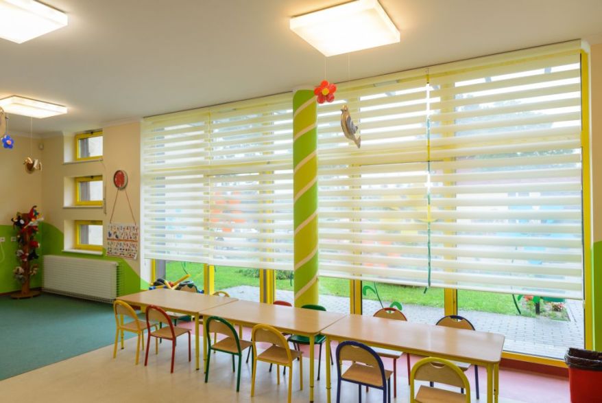 Day and night blinds ceiling-/ wall-mounted with shield - MGS