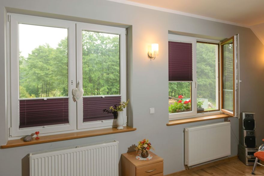 Pleated Blinds Window pleated blinds